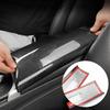 Interior Center Console Armrest Storage Box Protective Cover Trim For Mercedes Benz C Class W205 GLC Class X253 Accessories 2015- (Carbon Fiber
