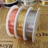 1 Roll DIY Jewelry Copper Wire DIY Handmade Copper Wire Beaded Jewelry Rope Bracelet Supplies