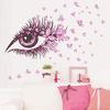 Romantic Beautiful Eye Butterfly Heart Home Decor Mural Art Decal Wall Sticker CDN