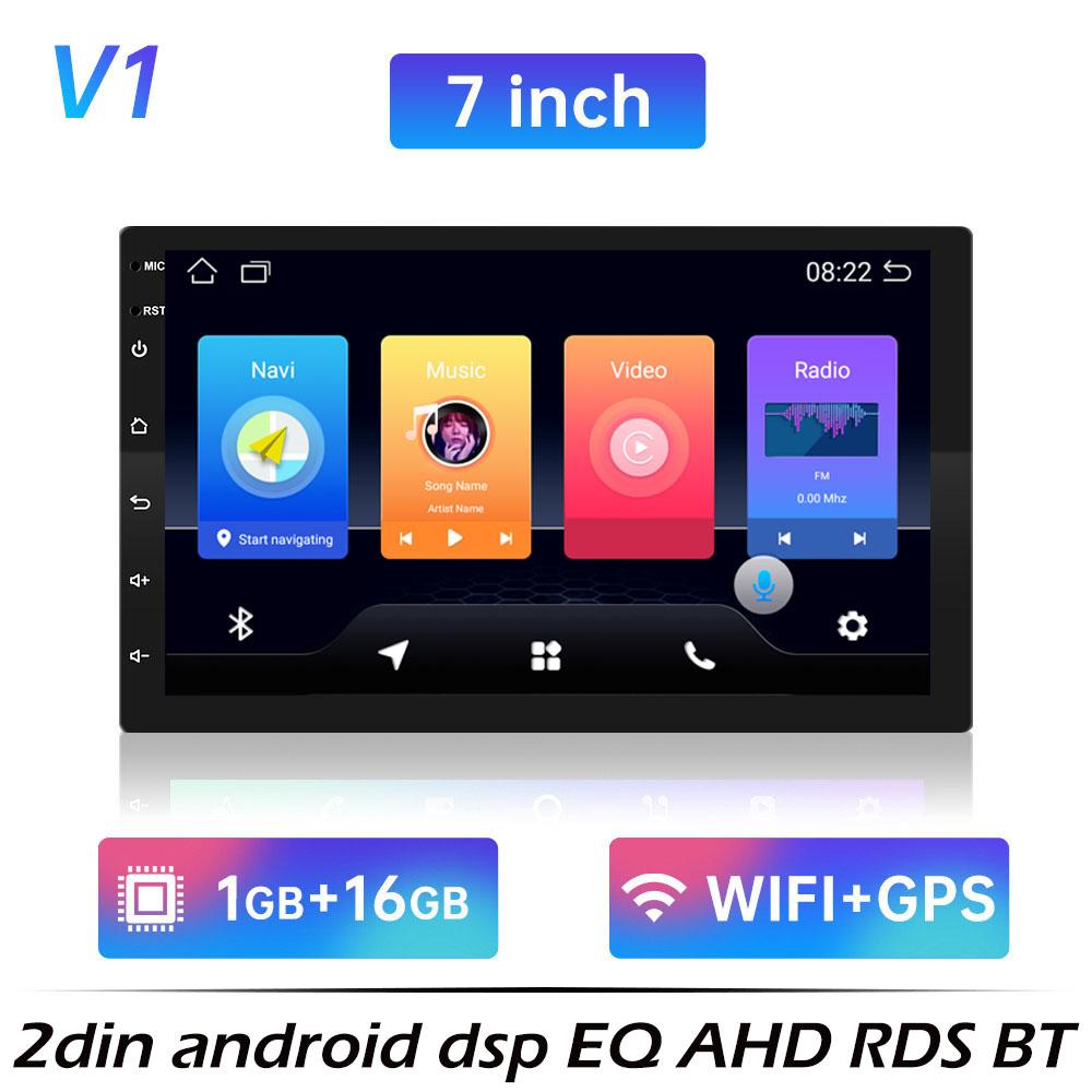 2 Din Car Android 7 9 10 дюймов Автомобильный Радио Мультимедиа Видео Плеер 2Din Навигация GPS FM для Nissan Kia Honda VW Hyundai Toyota