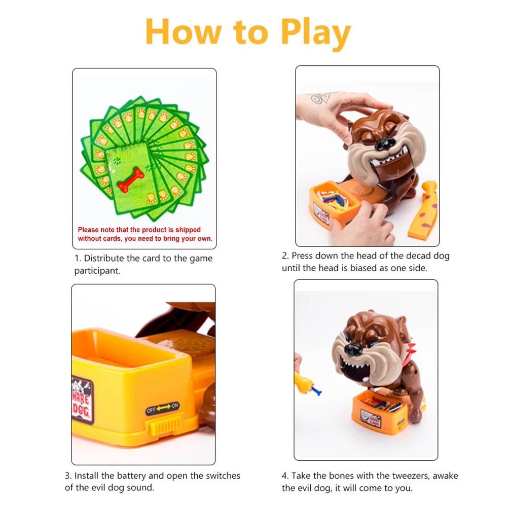 Simulation Flake Out Bad Dog Games Plastics Finger Bite Scary Game Dog Tabletop Game Kids Toddlers