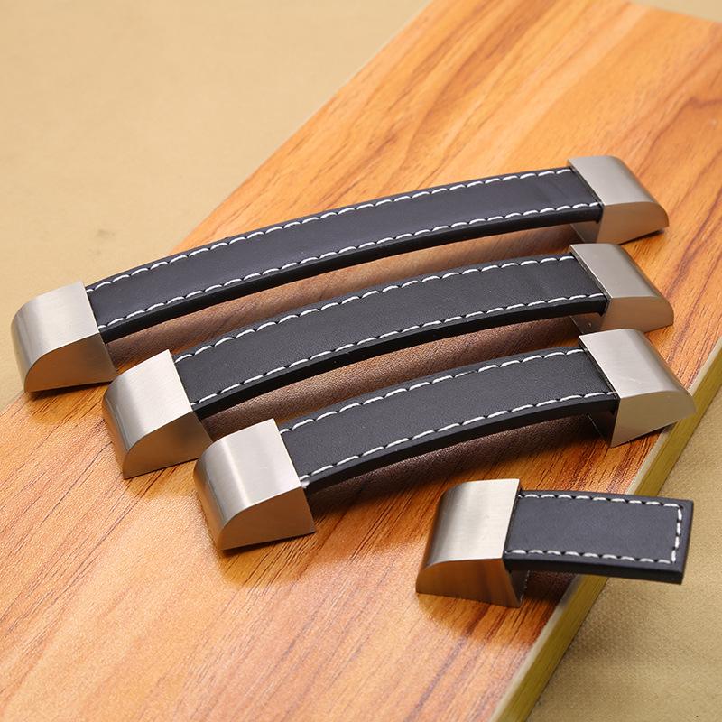 1 шт. кожаная дверная ручка кухонный комод шкаф ящик ручка винтажная для мебельной фурнитуры фурнитура