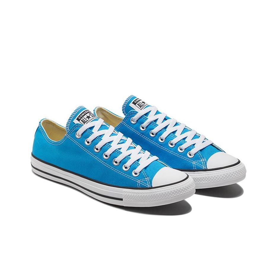 Converse Chuck Taylor All Star Удобные Универсальные Низкие Кеды из Канваса Унисекс Синие 161422C