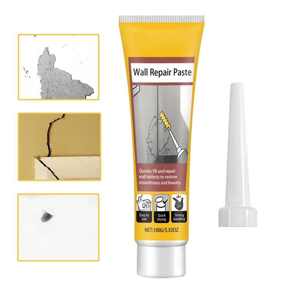 Паста для заделки стен Трещины Отслаивание Заделка отверстий Устойчивость к плесени Заплатка для заделки гипсокартона Настенная латексная краска для гостиной спальни