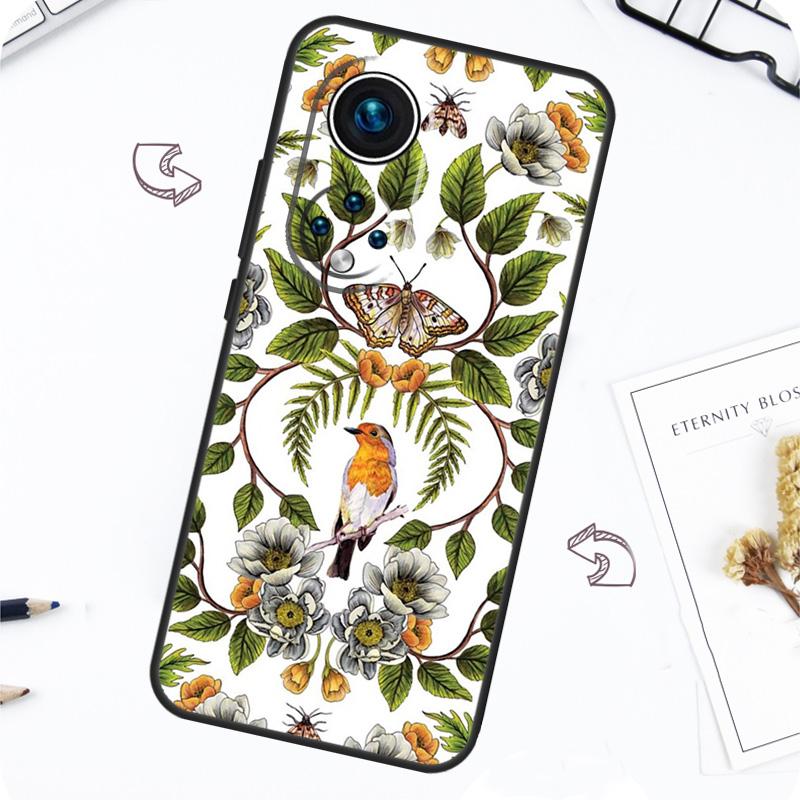 Чехол «Садовые птицы» для Honor Magic 7 Lite 5 6 Pro Honor 200 50 70 90 Lite X8b X9a X8a X8 X9 X9c X9b Чехол