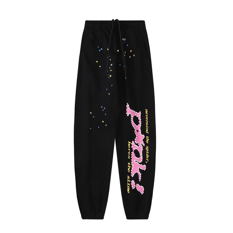 Sp5der Hip Hop Style Puff Print 555555 Graphic Hoodie Unisex Oversized Long Sleeve Sweatshirt Fall