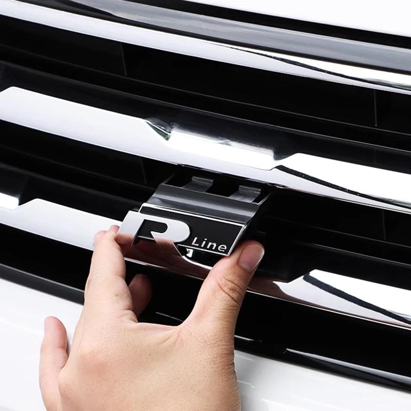 2026 Горячий Для VOLKSWAGEN VW ABS Автомобильный Передний Значок Решетки Радиатора для Volkswagen Golf R Rline Tiguan Touareg Polo GTI CC Passat R36 S