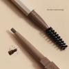 Трехмерный моделирующий карандаш для бровей, двусторонний, ультратонкий, водостойкий и устойчивый к поту, натуральный и стойкий, очерченные дикие брови.