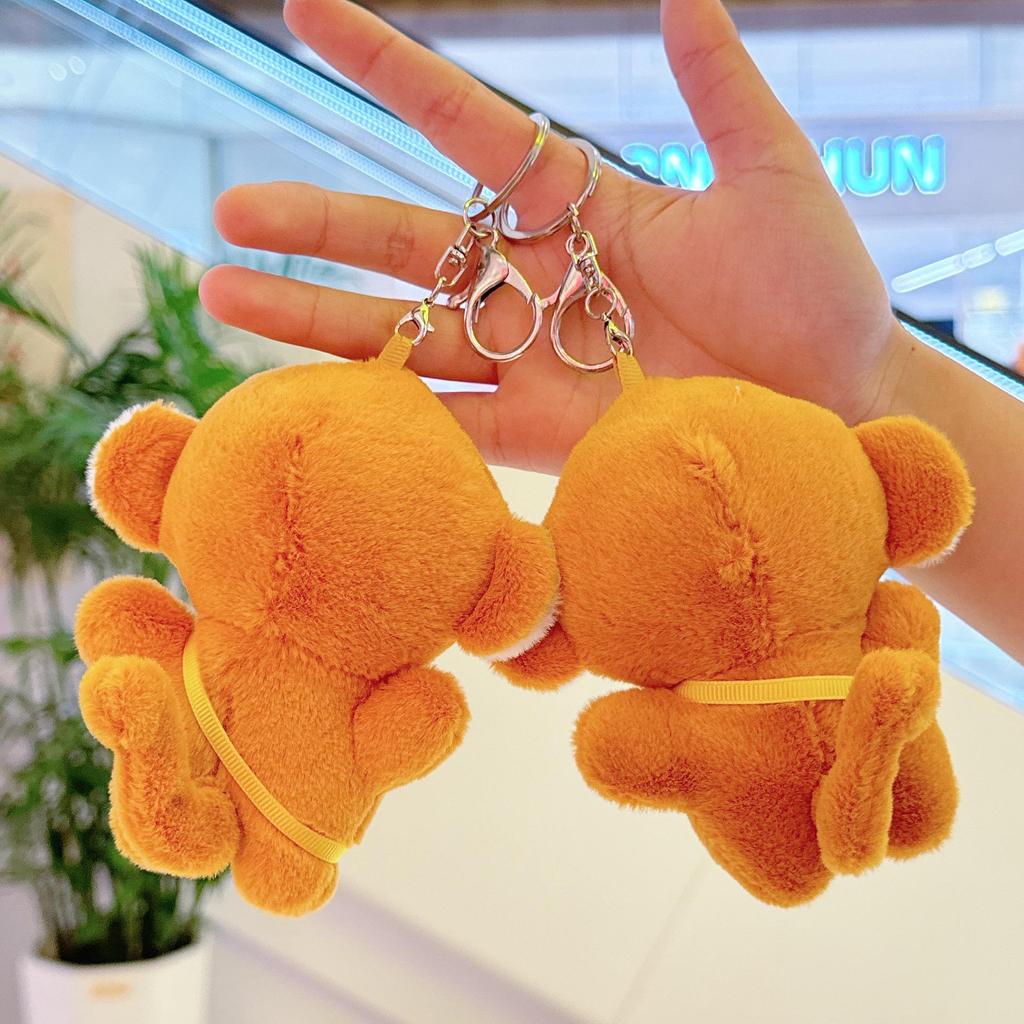 Очаровательный плюшевый брелок-подвеска в виде розовой свинки – Милая кукла-шарм для сумки в стиле знаменитостей