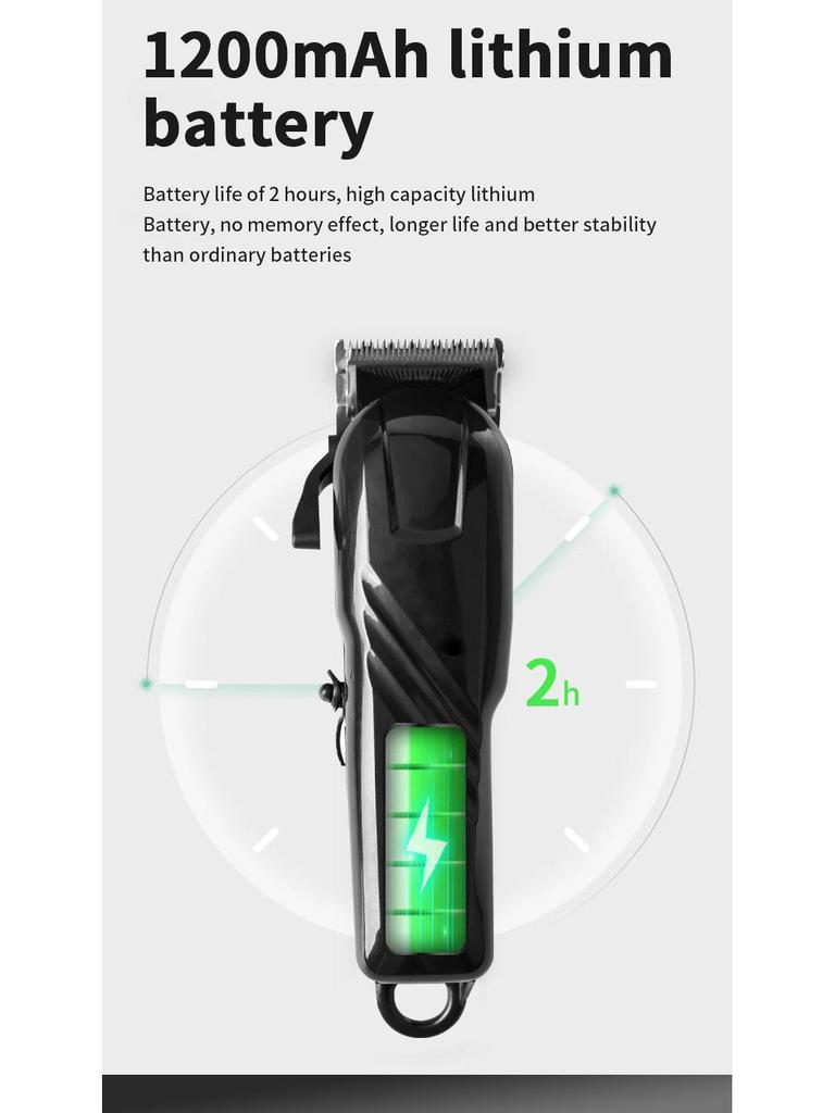 Профессиональная электрическая машинка для стрижки волос с мощным мотором — идеально подходит для парикмахерских