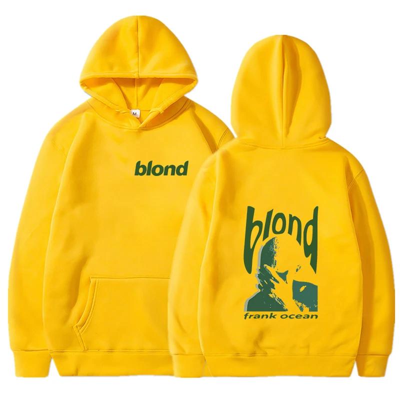 New Rapper Frank Retro Graphic Men's Hoodie Hip Hop Ocean Album Clothing Sweatshirt Y2k Unisex Blond Fashion Oversized Pullovers