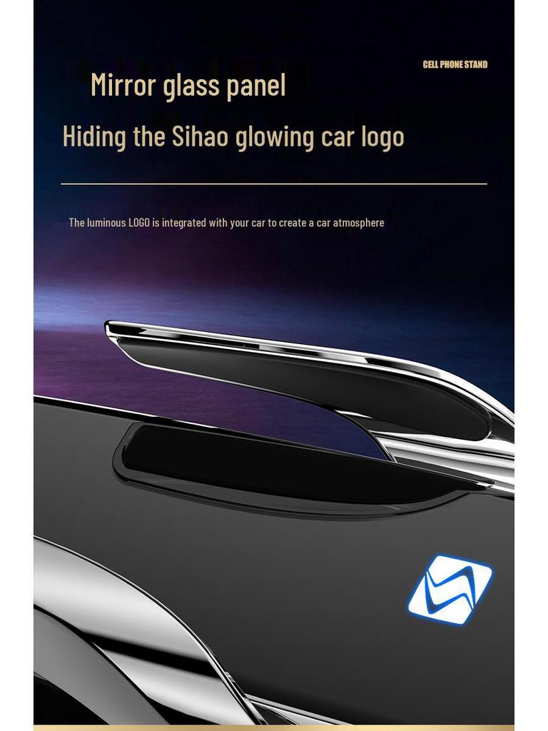 Sihao Wireless Fast Charging Car Phone Mount with Smart Induction for Navigation (X8X7/QX/A5/E10X Models)