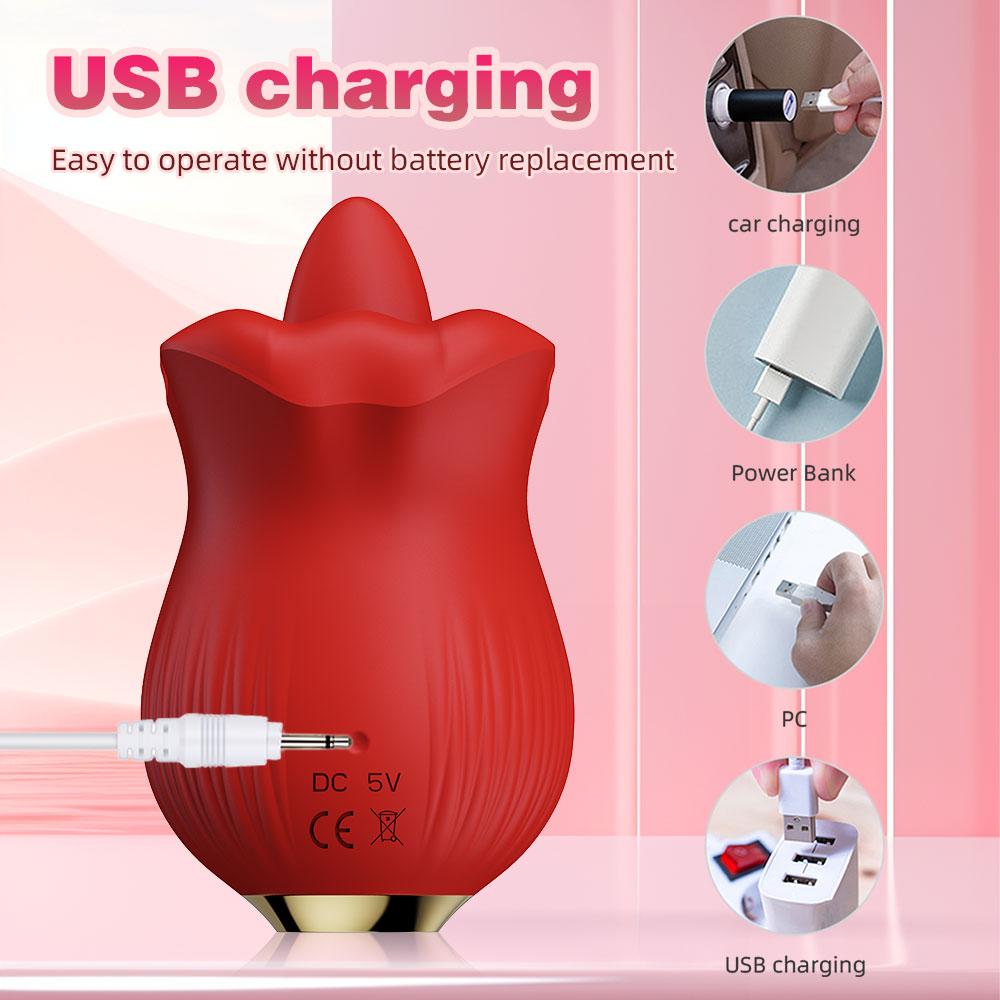 Powerful Sucking Licking Vibrator For Women Clitoris Stimulator Female Oral Nipple Massager Vagina Masturbators Adult Sex Toys