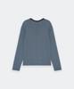 KINETO Blend Stripe Long Sleeve Top_Blue Gray