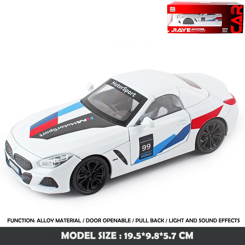 Моделирование 1:22 BMW Z4 Купе Кабриолет Суперкар Коллекция Моделей Миниатюрная Машинка Литая Игрушечная Машина Подарок для Детей Парня
