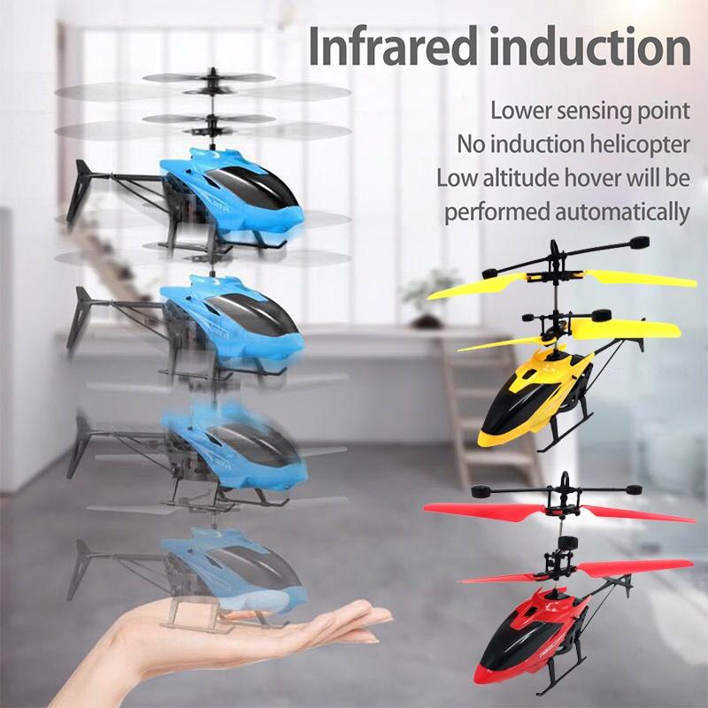 Usb Rechargeable Remote Control Infrared Induction Helicopter Hovering Aircraft Kid Xmas Gift