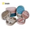 Luxury Velvet Jewelry Box for Rings, Necklaces, and Studs - Portable and Elegant Storage Solution