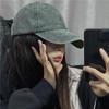 Регулируемая однотонная бейсбольная кепка из стираного хлопка для женщин и мужчин, кепка унисекс для пар, модная шапка, кепка Snapback, высокое качество