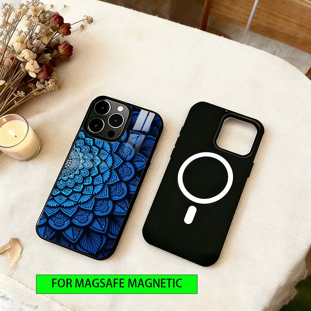Lampas Art Graffiti Phone Case For iPhone17,16,15,14,13,12,11 Plus,Pro Magnetic with Magsafe Wireless Charging