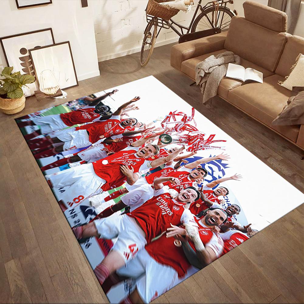 Arsenal Floor Rug Office Rug Design for Outdoor Entryway Dormitory Bedrooms Antislip Carpet Office home decor Perfect Gift for Women/Men