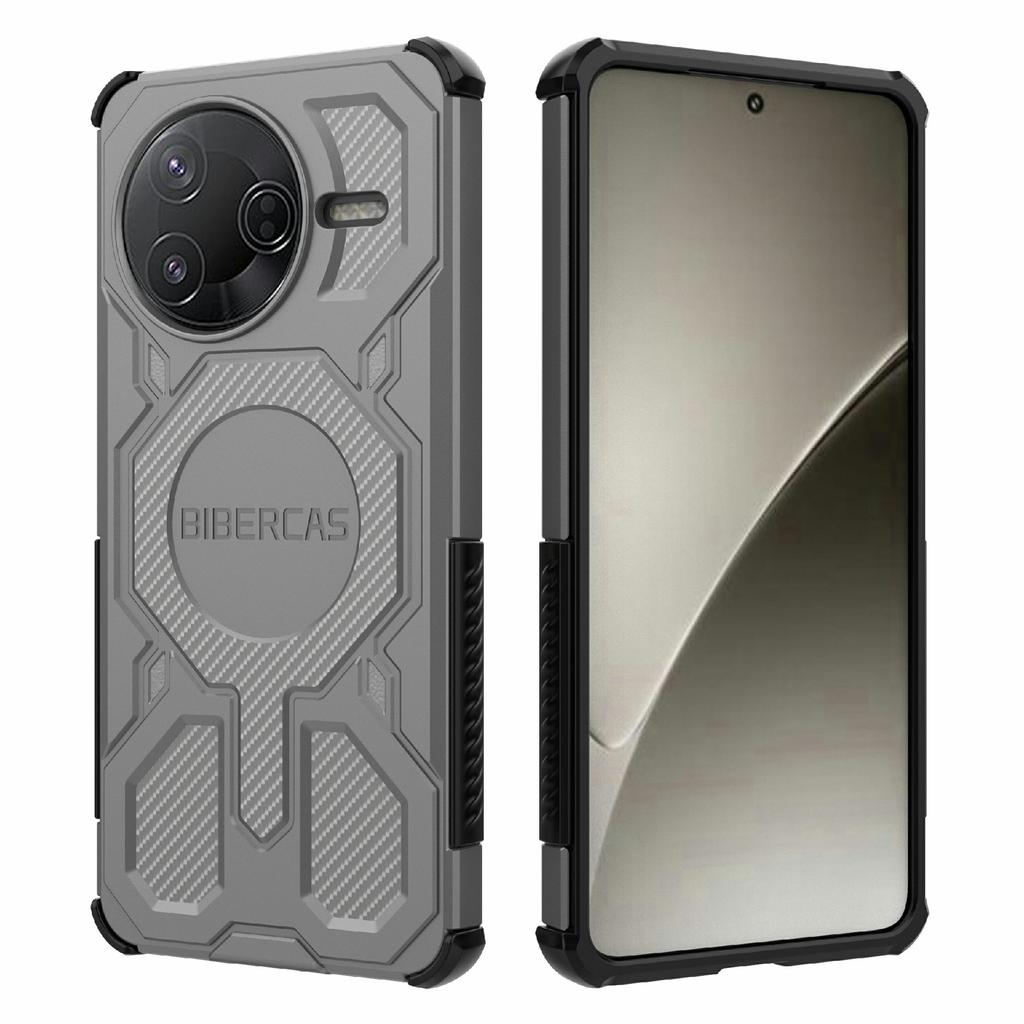BIBERCAS J-16 Series For Xiaomi Redmi K80 5G/Poco F7 Pro 5G Case Compatible with MagSafe Anti Drop TPU+PC Phone Cover