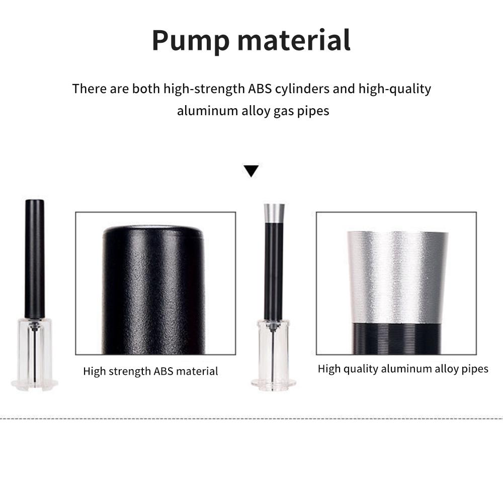 Набор из 4 шт. Открывалка для винных бутылок Штопор Алюминиевая головка Вакуумный штопор Кухонные гаджеты и аксессуары