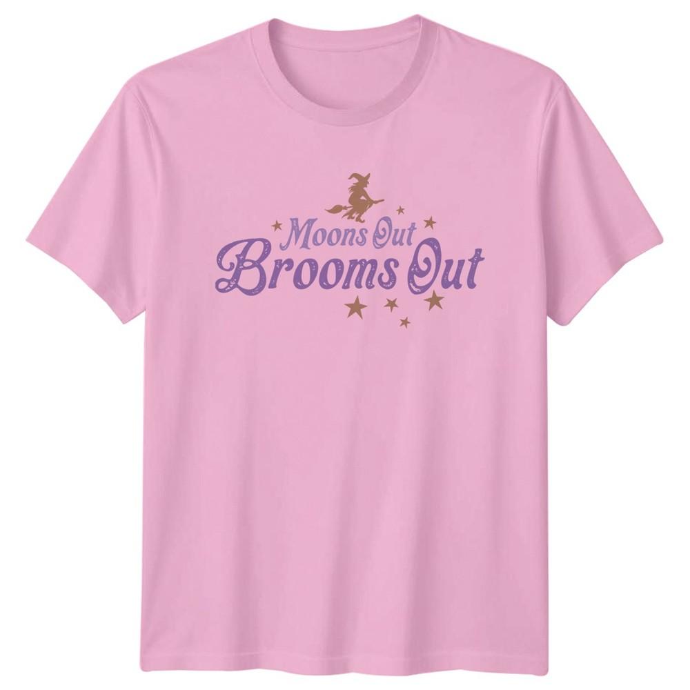 Moons Out Brooms Out Halloween Witch Graphic Tee Unisex Unisex Unisex TShirt