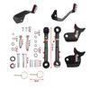 2.5"-6" Lift Adjustable Front Sway bar Link Quick Disconnect Black For Jeep 2019+ Wrangler JL PRC-1010-BK