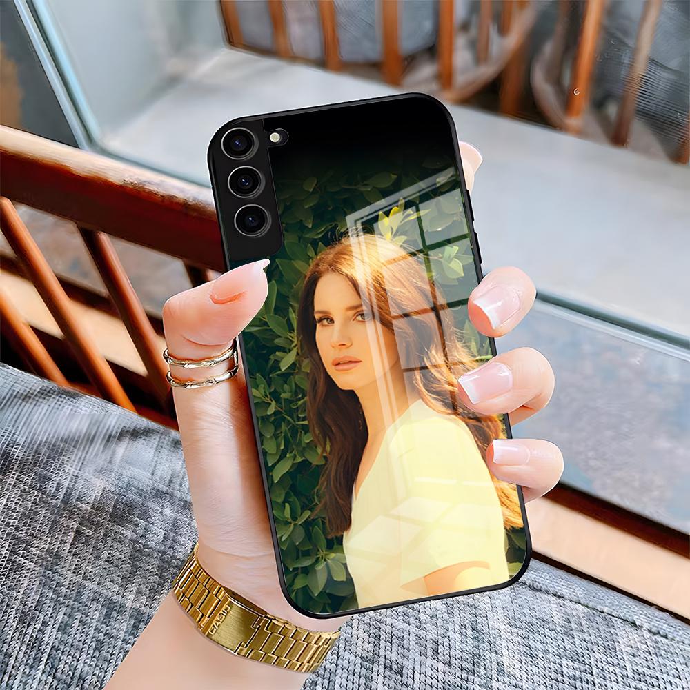 Чехол для телефона Lana Del Rey Популярная певица Для Samsung A25 A13 A33 5G A54 A36 A35 A56 A52 A14 Ударопрочный Стеклянный чехол
