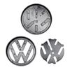 2026 Hot For VOLKSWAGEN VW 1/2Pcs Car Front Bonnet Grill Rear Trunk Emblem Logo Cover For Volkswagen VW Golf 7 MK7 2014 2015 201