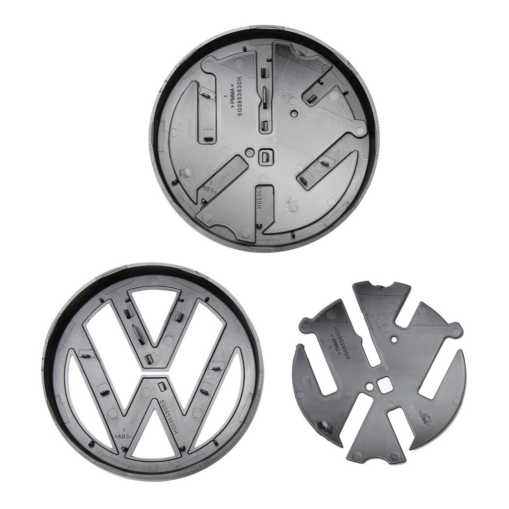 2026 Hot For VOLKSWAGEN VW 1/2Pcs Car Front Bonnet Grill Rear Trunk Emblem Logo Cover For Volkswagen VW Golf 7 MK7 2014 2015 201