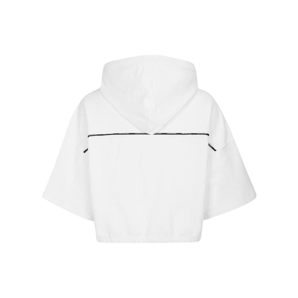 Calvin Klein Толстовка с капюшоном и лентой с логотипом в стиле колор-блок, женские топы, белый J221093-YAF