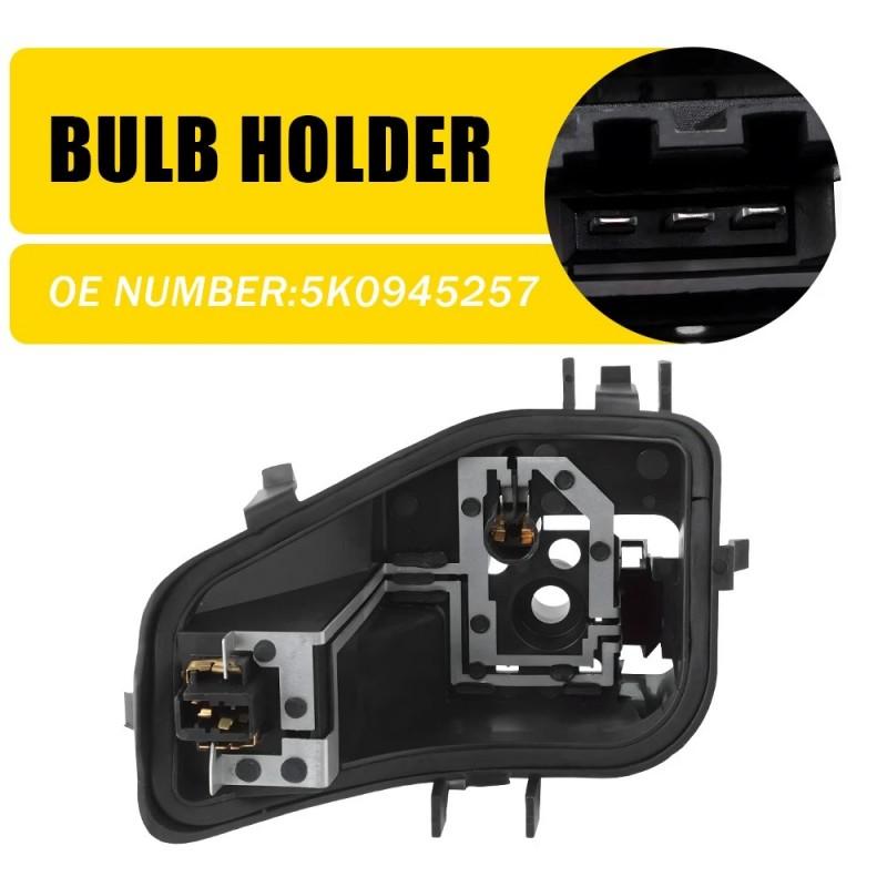 Outer For VW Golf6 MK6 2009-2013 Rear Brake Light Circuit Board Circuit Board Taillight Bulb Base Taillamp Bulb Socket Holder