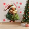 Christmas Stickers Shopping Mall Window Stickers Children's Room Stickers Wall Stickers Set Christmas Decoration\15.7in