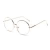 Fashion Round Glasses Women Men Metal Vintage Glasses Oversized Glasses Optical Eyeglass Frame Spectacles Eyeglasses