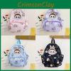 Dual Cartoon Kids Shoulder Backpack Large Capacity Print Students Schoolbag