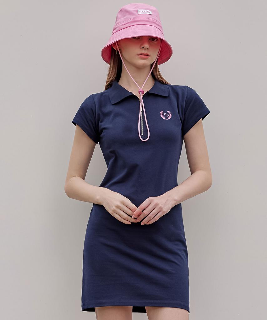 Mackie Basic Slim Dress Navy