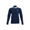 SS22 Storm Windstrike Color Block свитшот с длинным рукавом и полумолнией Мужская толстовка Academy-Blue 1370156-409