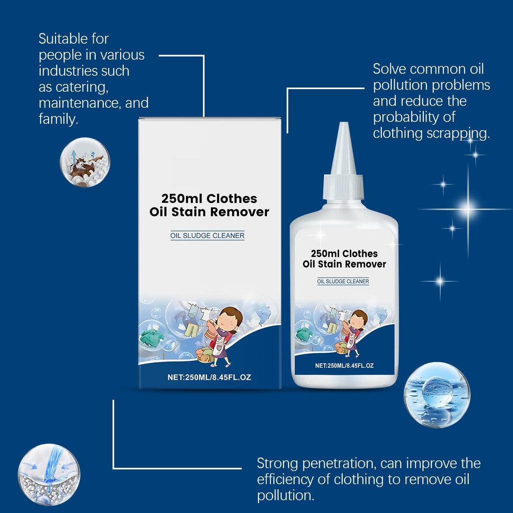 250 мл Средство для удаления масляных пятен с одежды; Средство для удаления масляных пятен с одежды; Удалитель стойких масляных пятен