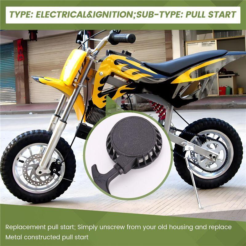 Precise Black Metal Mini Moto Easy Pull Start For 49Cc Mini Quad Dirt Bike Air