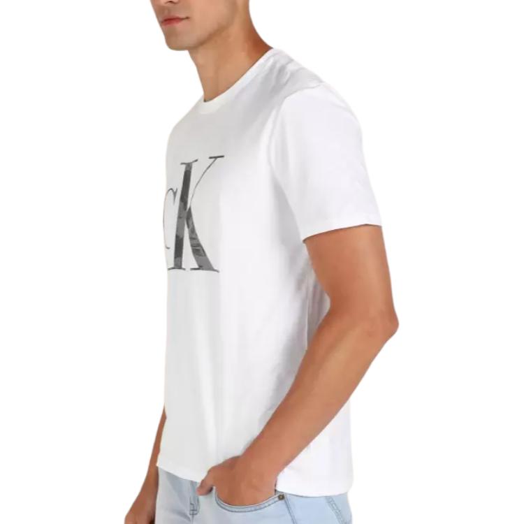 Calvin Klein Ss23 Reissue 90 Series Letter Print Футболка с круглым вырезом и коротким рукавом Мужские футболки Белые 40IC808-540
