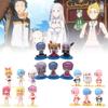 Жизнь в другом мире с нуля Персонажи Игрушки Модель Подарок 6 шт. Декорация