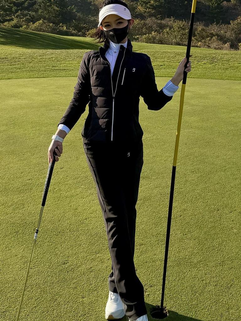 TASHI GOLF Женский зимний теплый стройнящий пуховик и комплект брюк с высоким поясом на флисе