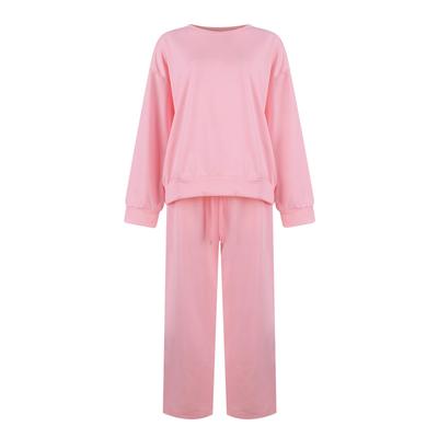 Женский осенне-зимний модный повседневный спортивный комплект из двух предметов свитера