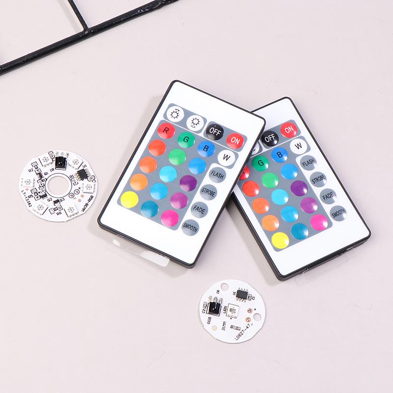 Dc5V низковольтная светодиодная RGB-светильник, 16 цветов, цветная градиентная круглая лампа с пультом дистанционного управления Usb, ночной окружающий свет