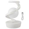 Modern Spiral Bedside Lamp Innovative 3D Visual Levitation Ball Wireless Charging LED Table Lamp
