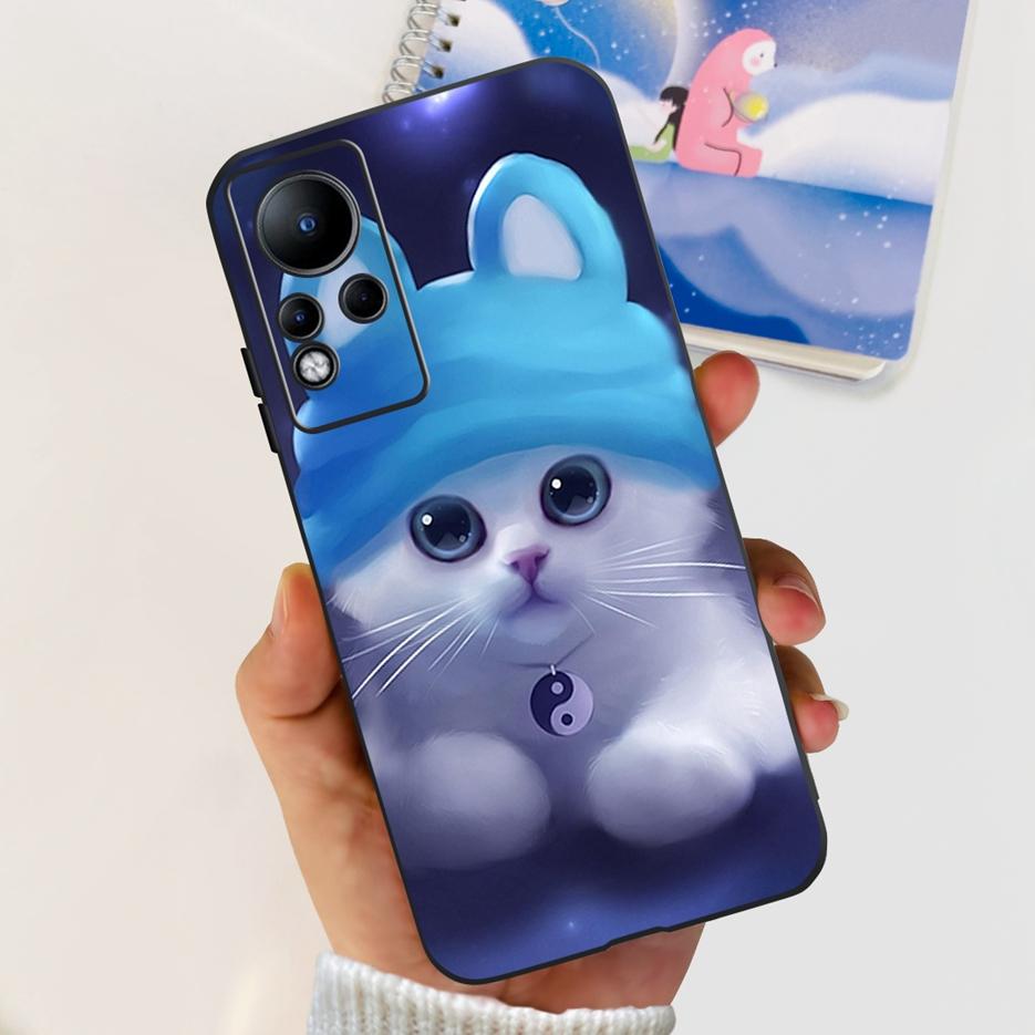 Чехол для Infinix Note 11 X663 X663B Стильный окрашенный задний чехол 6,7'' Ударопрочный чехол для телефона Для Infinix Note 11 Note11 Мягкий чехол