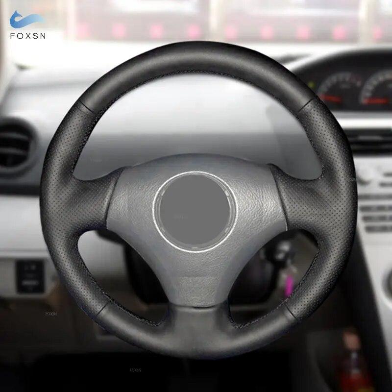 Чехол на руль с ручной оплеткой для Toyota Vios Mark 2 Corolla 2000-04, для Lexus GS430 GS300 2004, перфорированная кожа из микрофибры