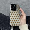Чехол для телефона с горошком в разных стилях Для iPhone 17 Air 17E 16E 11 13 14 12 15 16 Pro Max 17E 16E Plus Бампер Жесткий Чехол Обложка
