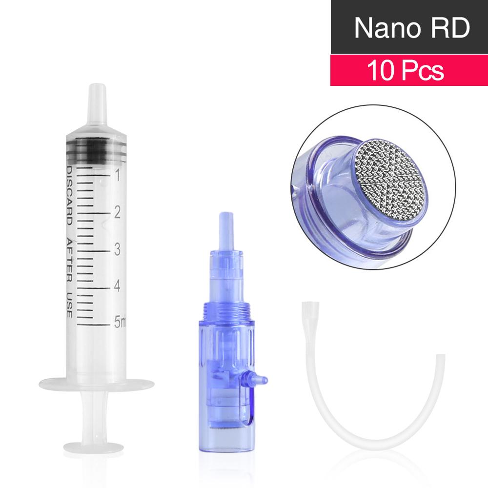 10Pcs Replaceable Disposable Hydra Meso Pen Cartridges Needle Derma Pen Replace Needles For Hydra Gun Mesotherapy Liquid Injecto Tools Derma Stamp Pen